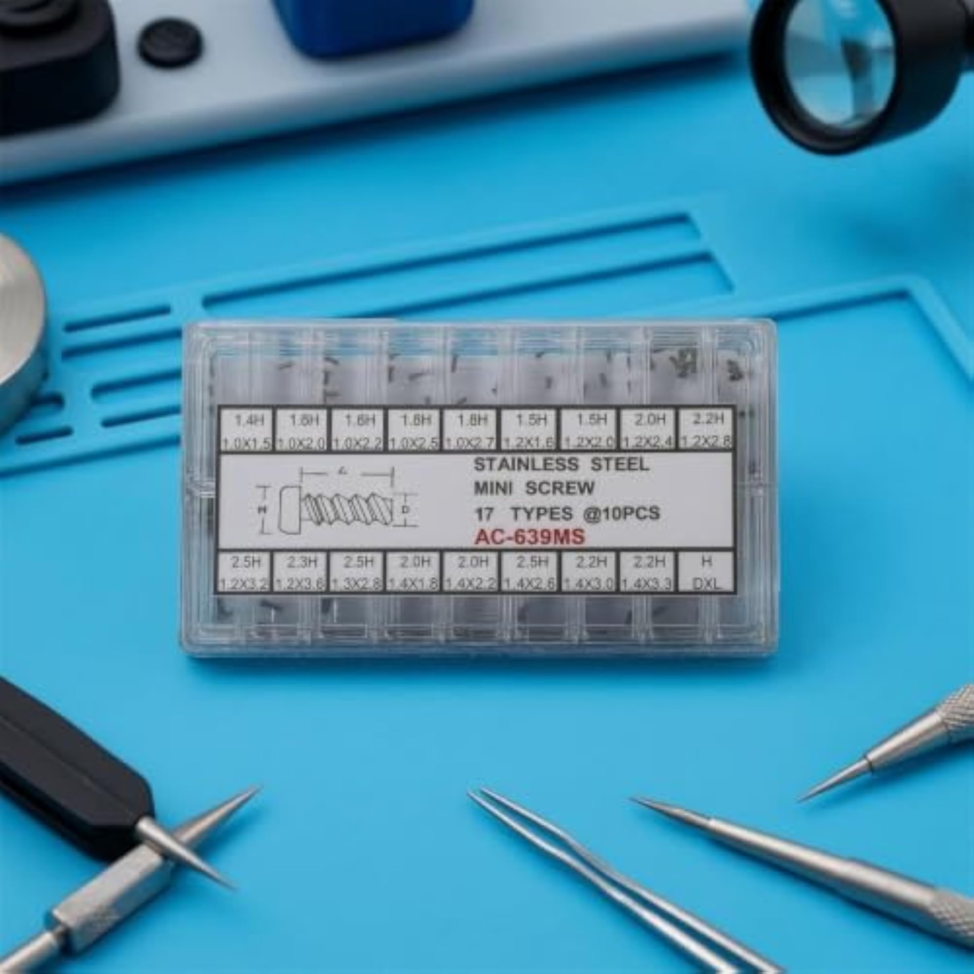 Stainless Steel Watch Screw Kit for Watchmakers